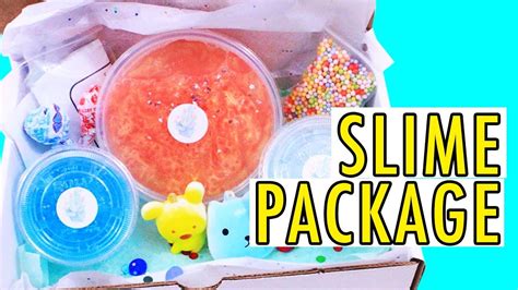 The Best Slime Package Ever Youtube