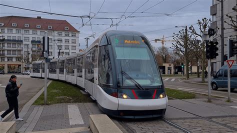 Tramway Strasbourg Ligne D Jean Jaur S Youtube