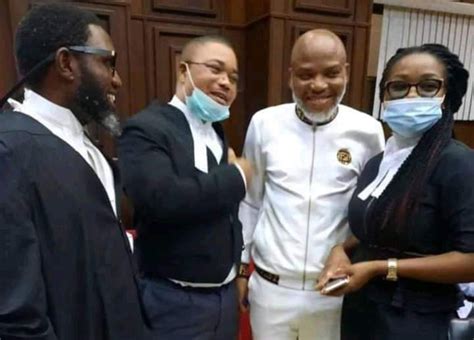 Biafra IPOB Leader Nnamdi Kanu Arrives Court Ahead Of Ruling Daily