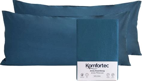 Komfortec Set Van Premium Jersey Kussenslopen X Cm Superzachte