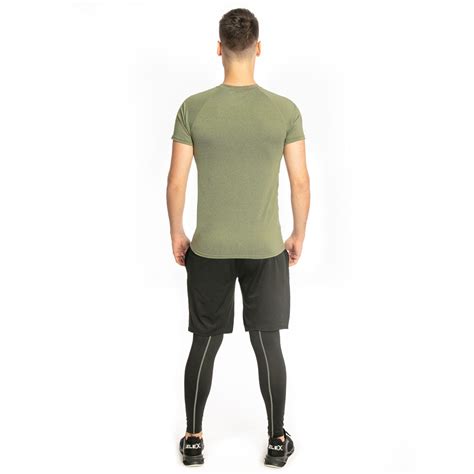 Jelex Sportinator Hommes Ensemble De Fitness Pi Ces Arm E Vert Noir