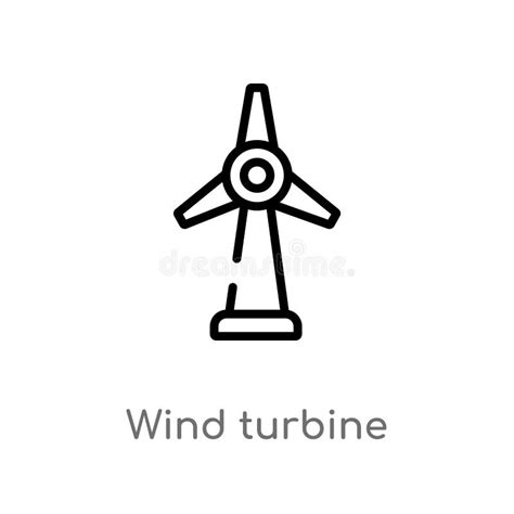 Icono De La Turbina De Viento Del Vector Ilustración Del Vector Ilustración De Global