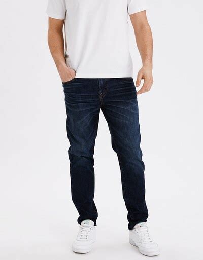 Buy American Eagle Men Blue Airflex Temp Tech Athletic Fit Jean Online