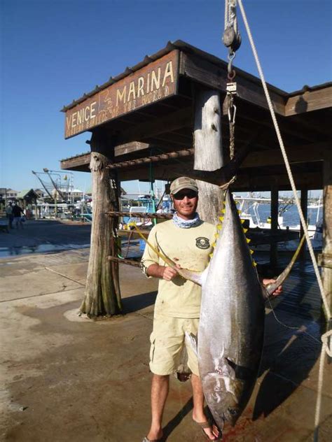 Venice Louisiana Fishing Round 2 Giant Yellowfin Tuna Fishing