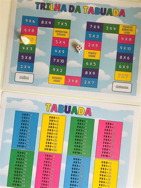 Trilha Da Tabuada Venda Tabuada Jogos Matem Ticos Ensino