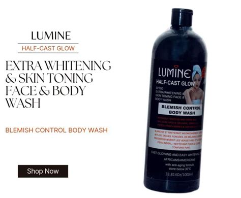 Lumine Half Cast Glow Blemish Control Body Wash Fougees Beauty