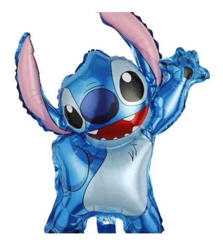 Kit Globos Aluminio Stich Tama O Grande Fiesta Cumplea Os Mercadolibre