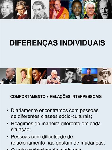 O Que É Individuais - Diferenças Individuais e Personalidade | PDF | Motivação | Motivacional