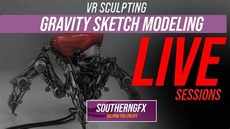 Gravity Sketch Live Modelling Meg Mucklebones From Legend Youtube