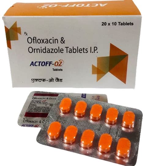 Ofloxacin And Ornidazole Tablets Ip At Rs Box Ofloxacin And