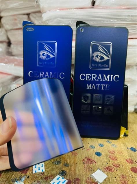 Tempered Glass Ceramic Matte Blue Light Qeong