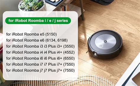 DrRobor Ersatzteil Zubehör für iRobot Roomba e i j Serie i7 i7 i3 i3