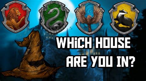 Which Hogwarts House Are You In Hogwarts House Quiz Youtube