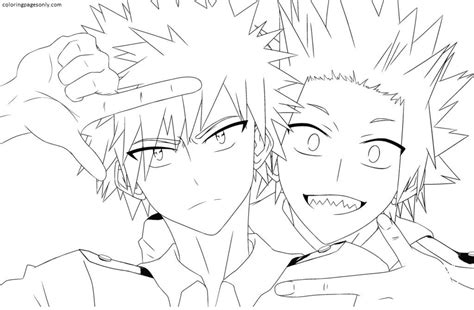 Bnha Kirishima Coloring Pages Coloring Pages