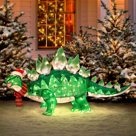 Dino Xmas Lawn Decoration | Incredible Things