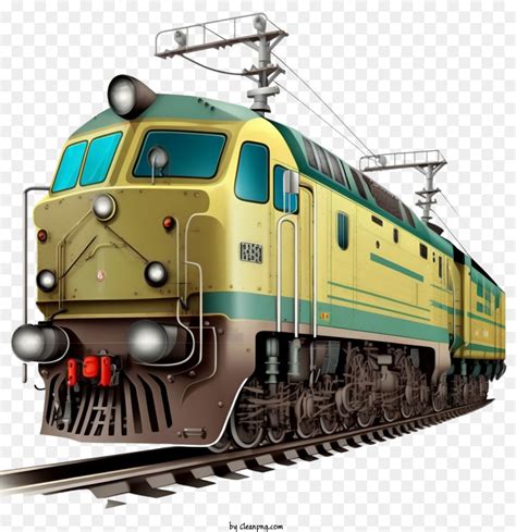 Tren Ferroviario Dibujos Animados De Tren Tren Imagen Png Imagen