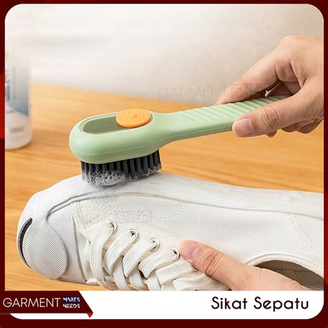 Jual Sikat Dispenser Sabun Cair Tekan Sepatu Pembersih Sandal Baju