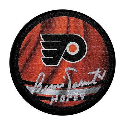 Bernie Parent Autographed Philadelphia Flyers Reverse Retro Puck Whof