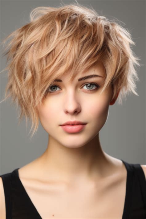 55 Trending Bixie Haircut Ideas For This Year Short Hair Styles For Round Faces Messy Short