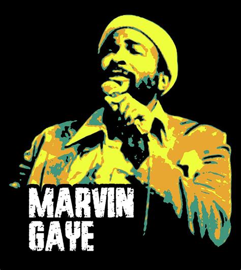 Marvin Gaye Pop Art Illustration V4 Digital Art By Andika Bahtiar