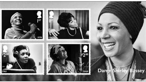 Dame Shirley Bassey Stamps Issued As Royal Mail Celebrates Welsh Singers 70 Years In Showbiz