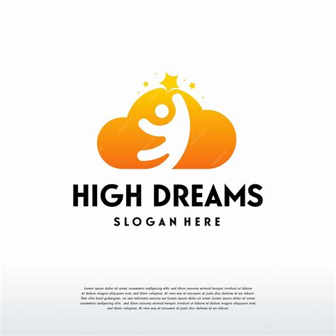 Premium Vector | Cloud Dreams logo designs, Online Learning logo ...