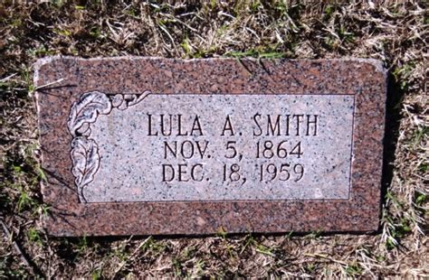 Lula A Aylward Smith Find A Grave Memorial