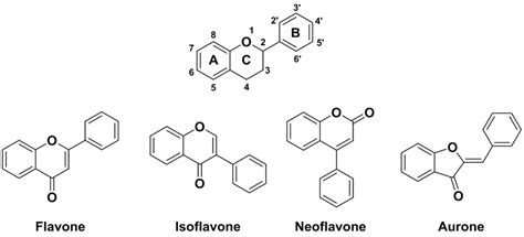 Basic structure of flavonoids and general chemical structure of ...