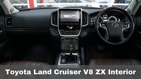 Toyota Land Cruiser V8 Zx 2017 Interior Explained In Detail Youtube