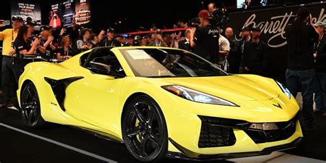 2023 Chevy Corvette Z06 VIN 001 Sells At 3 6 Million For Veterans Charity