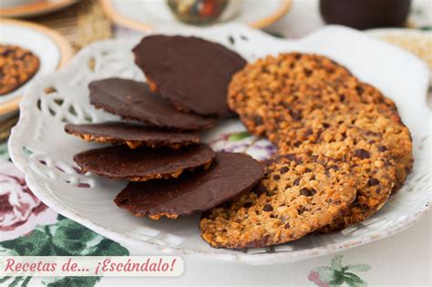 Receta De Galletas Moscovitas De Almendra Y Chocolate Caseras Recetas