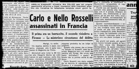 Anni Fa Furono Uccisi Carlo E Nello Rosselli Il Post