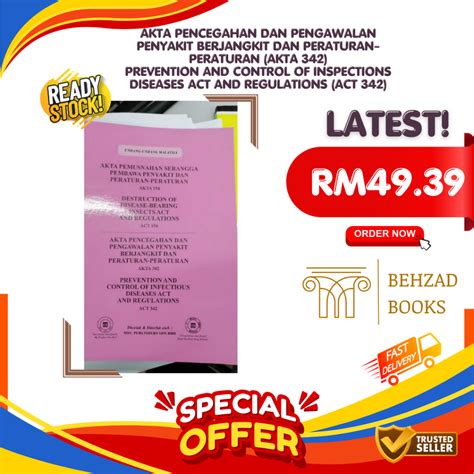 Akta Pencegahan Dan Pengawalan Penyakit Berjangkit Dan Peraturan