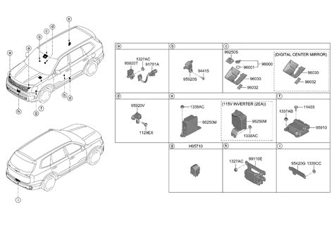 96030S9300 Genuine Kia COVER ASSY MULTI SEN