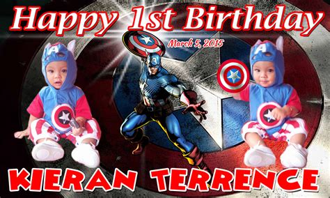 Kierran Terrence 1st Birthday Captain America Cebu Balloons And