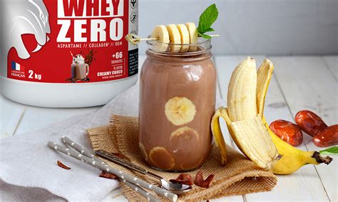 SMOOTHIE DATTE BANANE CHOCOLAT Blog Eric Favre Sport Nutrition