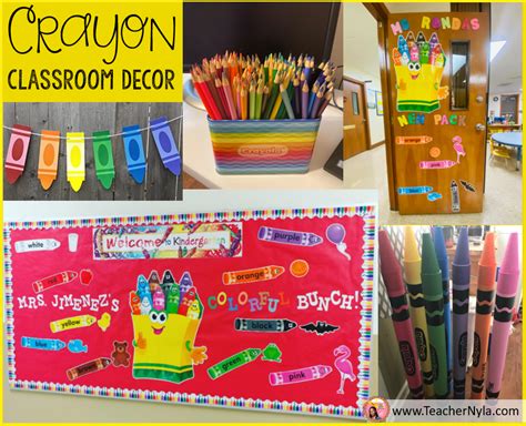 Nylas Crafty Teaching Crayon Themed Classroom Decor Ideas