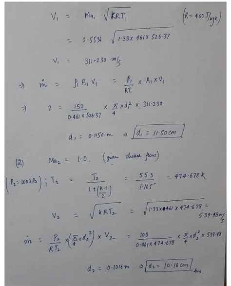 Solved 1 Steam Expands Isentropically Through A Converging Chegg