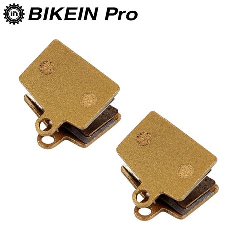 BIKEIN 2 Pairs Mountain Bike Metallic Hydraulic Disc Brake Pads For