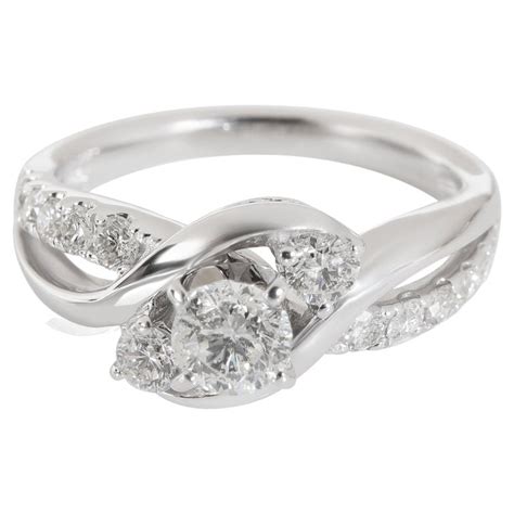 Kay Jewelers Diamond Engagement Ring in 14k White Gold I I2 1 CTW For Sale at 1stDibs | kay ...