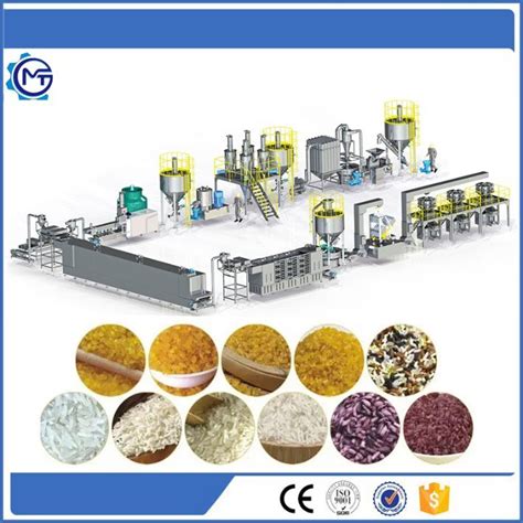 Automatic Artificial Rice Making Machine Nutritional Fortified Rice