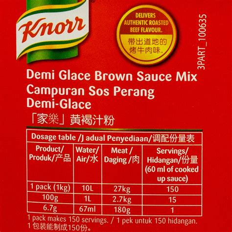 Knorr Demi Glace Brown Sauce Mix Online Food Shop Singapore Delibox Online Food Shop