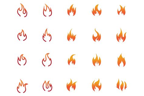 Hot Flame Fire Vector Icon Illustration Graphic By Setiyowibowo