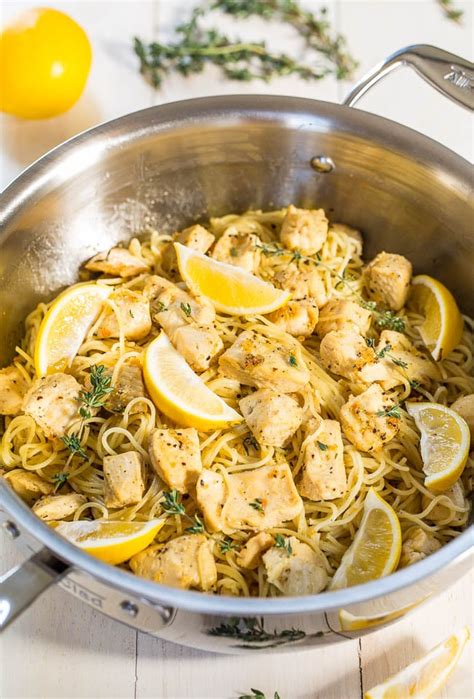 Honey Lemon Chicken Pasta Minute Recipe Averie Cooks