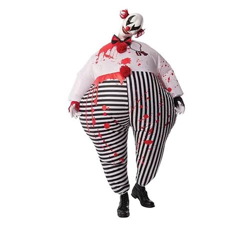 Burlesque Clown Joker Clown Cosplay Costume Inflatable Costume Adults ...