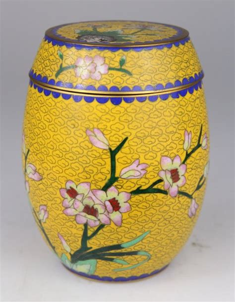 Doos Cloisonn Emaille Bloemen China E Eeuw Catawiki