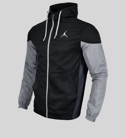 Купить Ветровка мужская Jordan Black Grey, цена 1450 ₴ — Prom.ua (ID ...