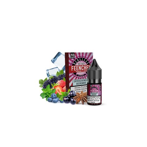 Nebelfee Erfrischender Beerenmix Feenchen Nicsalt Liquid 10 Ml 10 Mg