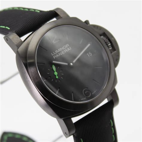 Panerai Luminor Quaranta Razer Black Stainless Steel Case Mm Pam