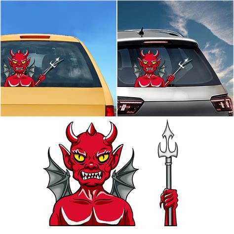 Buy Rear Vehicle Moving Waving Wiper Blade Tag Decal Sticker And Hand